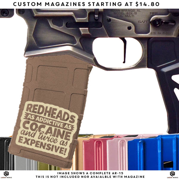 custom painted ar 15 magazines
